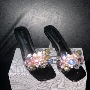 Chase + Chloe Echo- 3 heels in black
